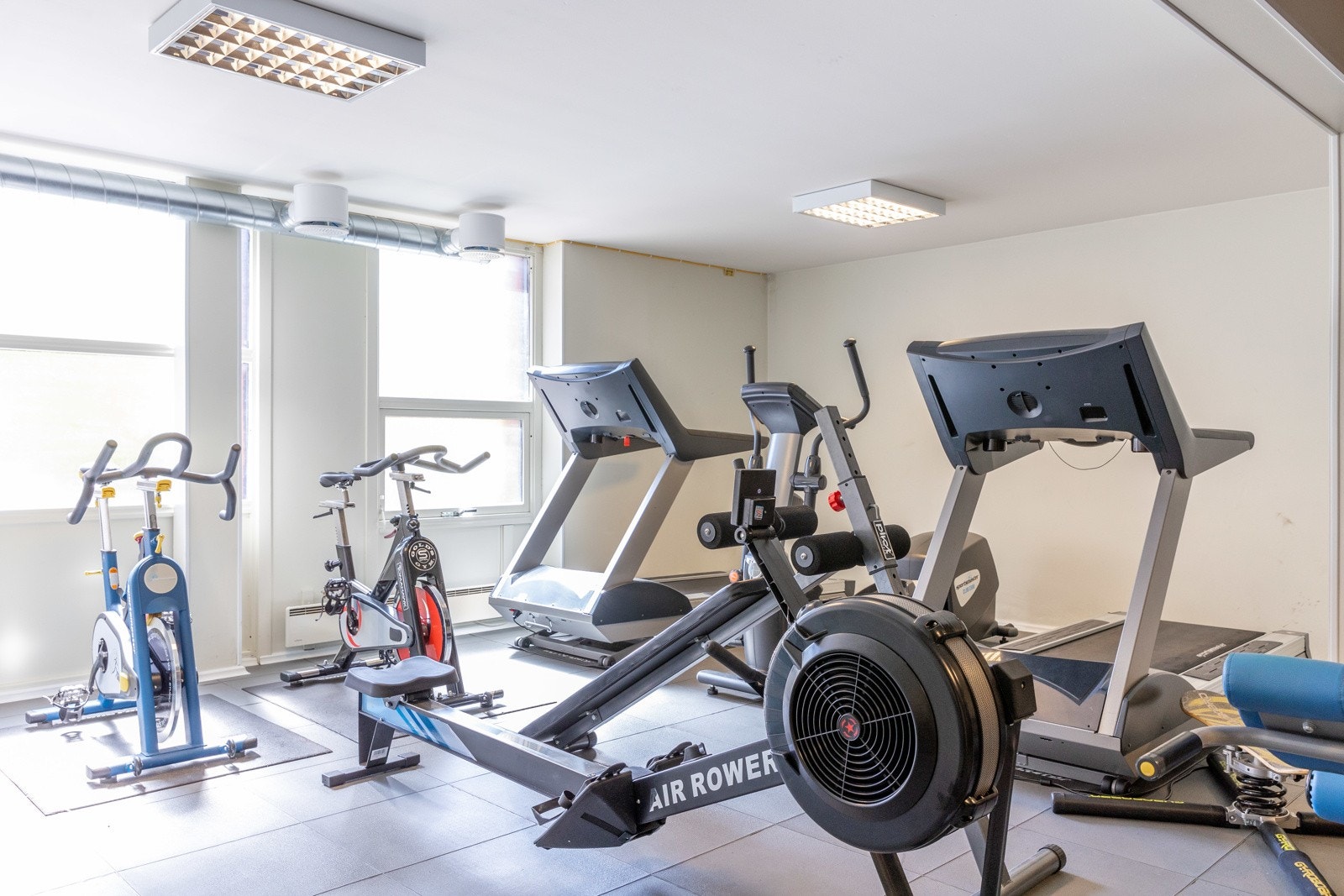 Her kan du trene på egent treningsstudio som tilhører borettslaget. Galleribilde