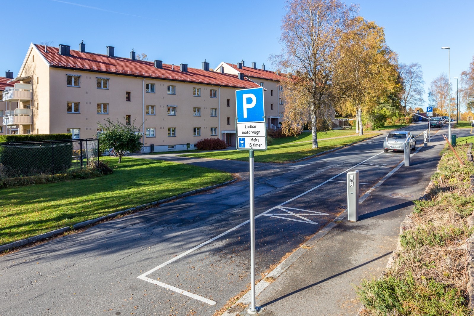 Muligheter for lading av El-bil like i nærheten av boligen Galleribilde
