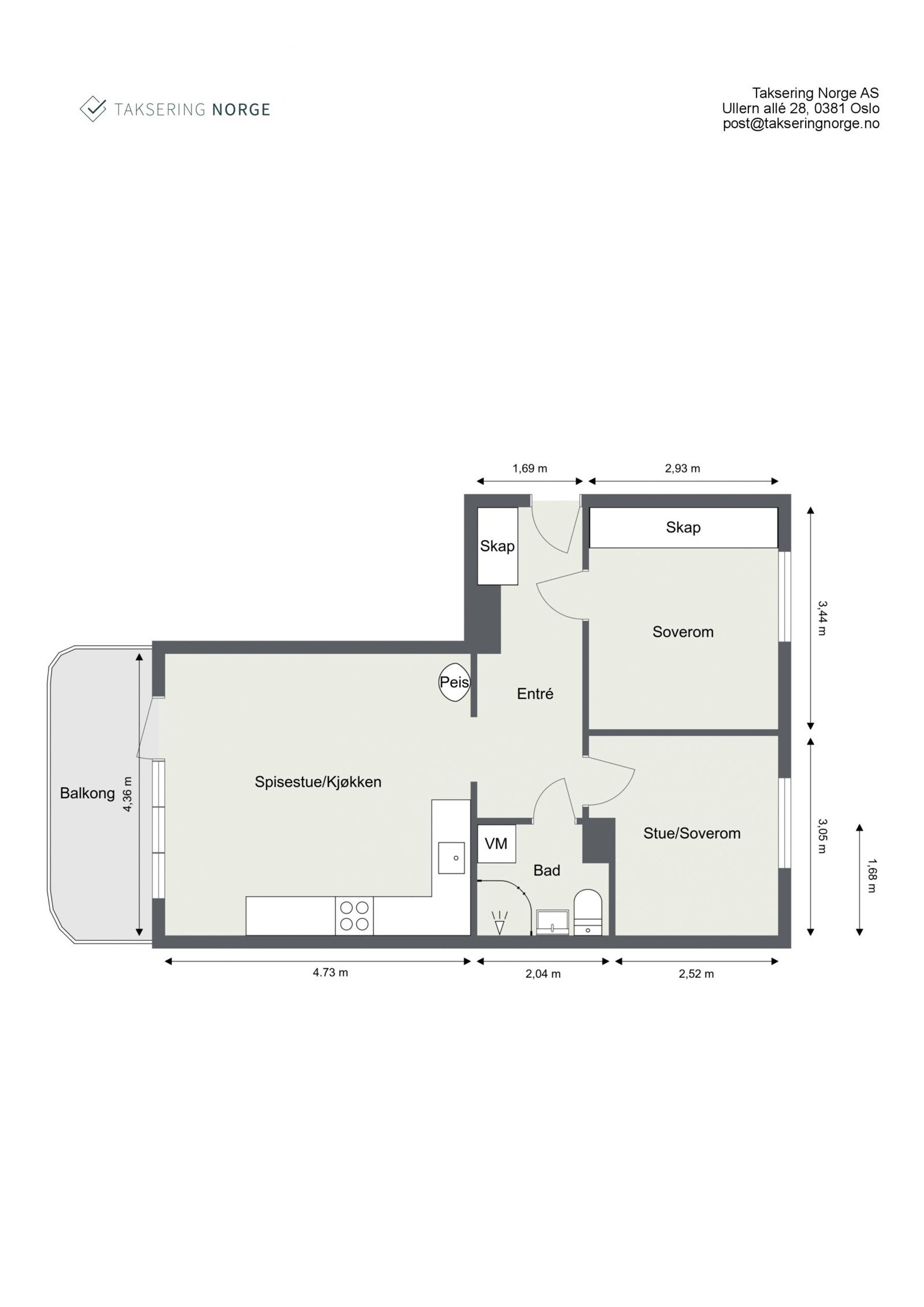 Plantegning Galleribilde