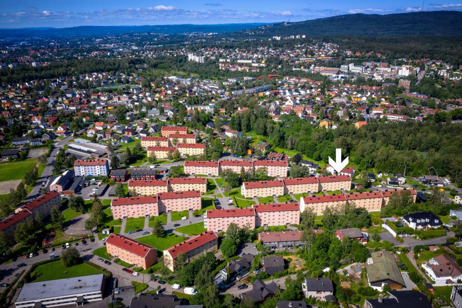 Oversiktsbilde Myrer Borettslag Galleribilde