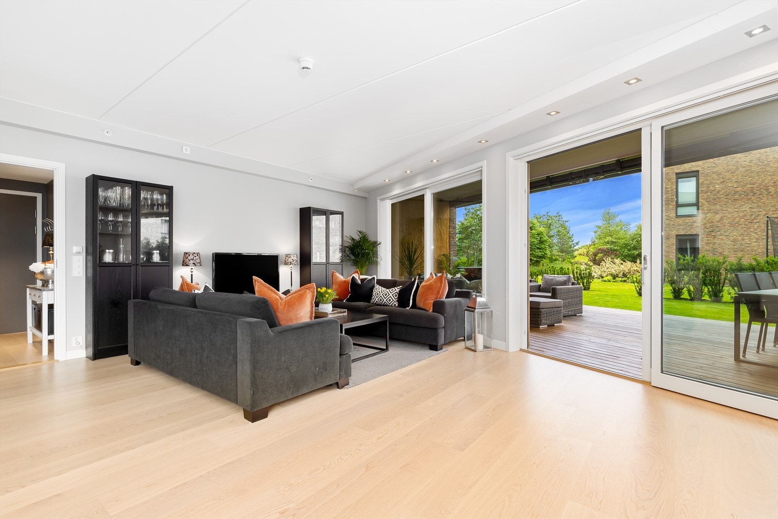 Leiligheten har vannbåren gulvvarme og balansert ventilasjon. Galleribilde