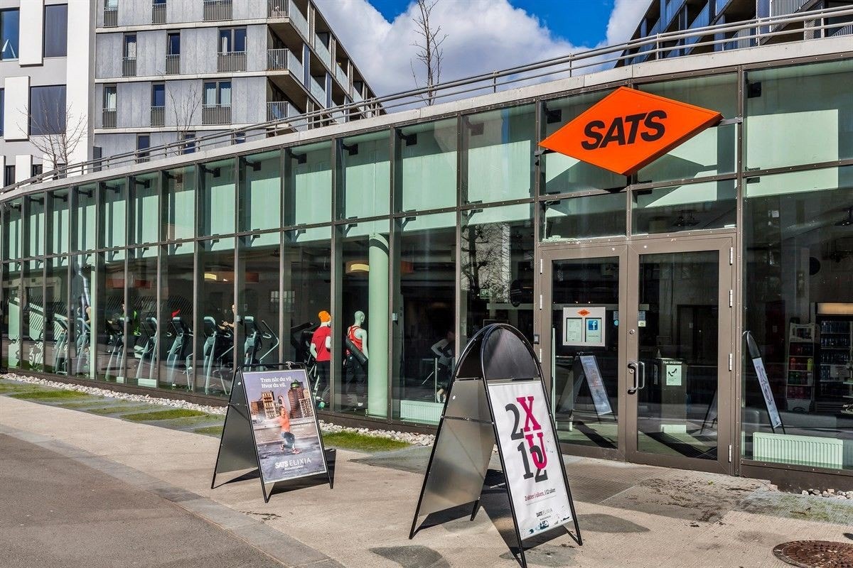 Kort vei til SATS/Elixia på Schous plass. Galleribilde