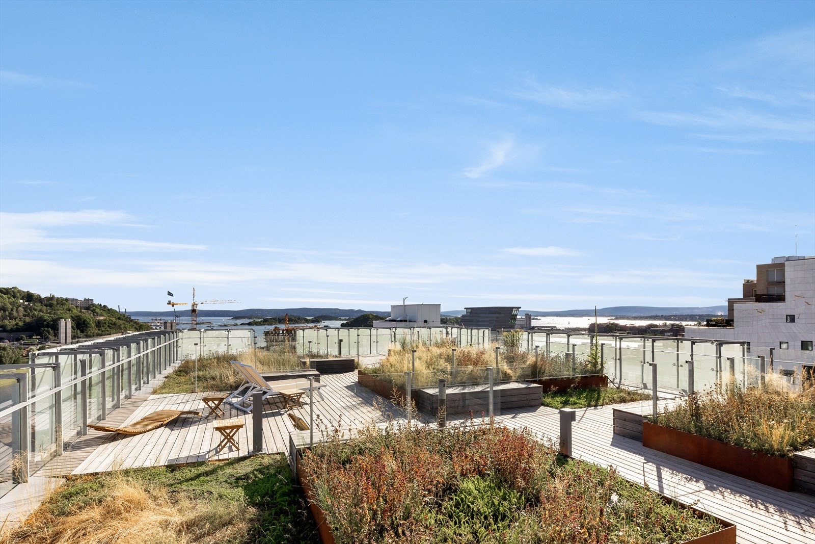 Fantastisk felles takterrasse Galleribilde