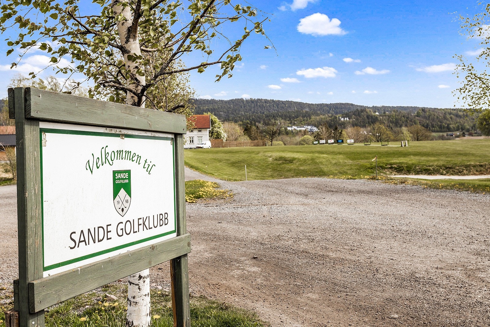 Golfbane i Sande Galleribilde