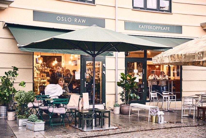 Det er hyggelig nærmiljø på Adamstuen, rett uten for døren. Galleribilde