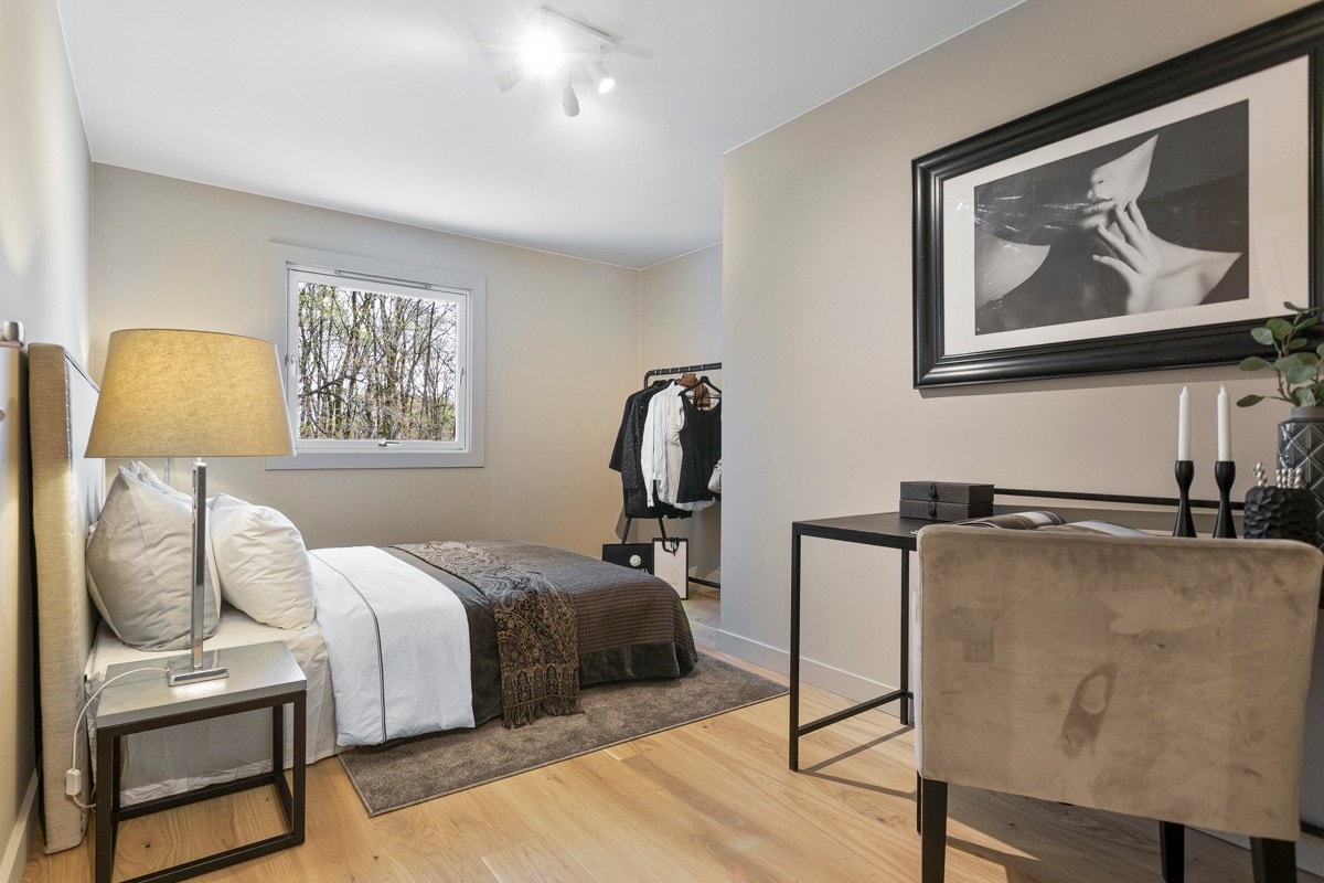 Soverom III har flere møbleringsmuligheter og kan blant annet innredes med dobbeltseng, garderobeløsninger eller hjemmekontor Galleribilde