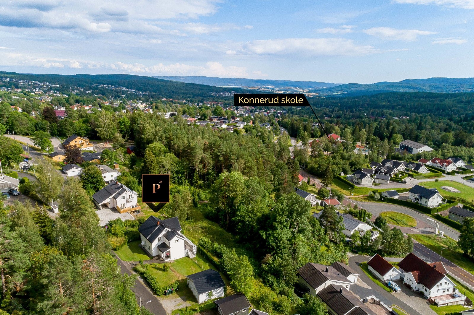 Fra eiendommen er det gangavstand til Konnerud barneskole. Galleribilde