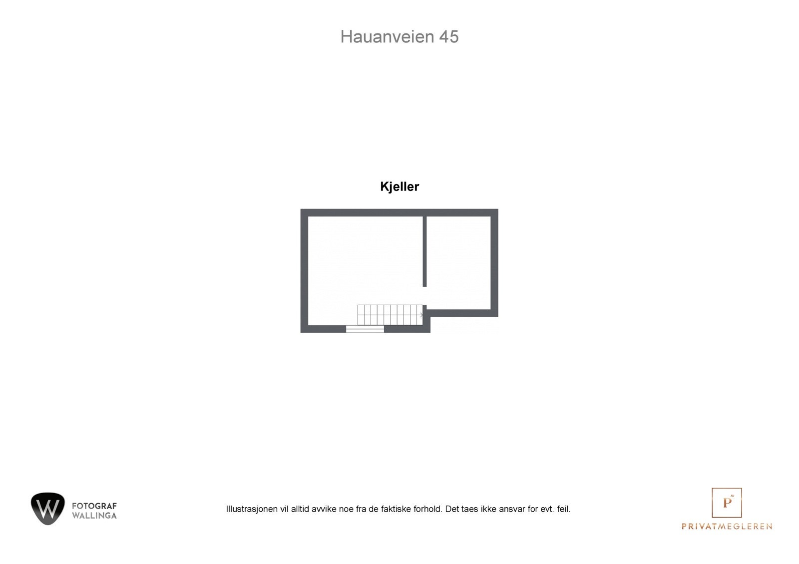 Plantegning kjeller. Galleribilde