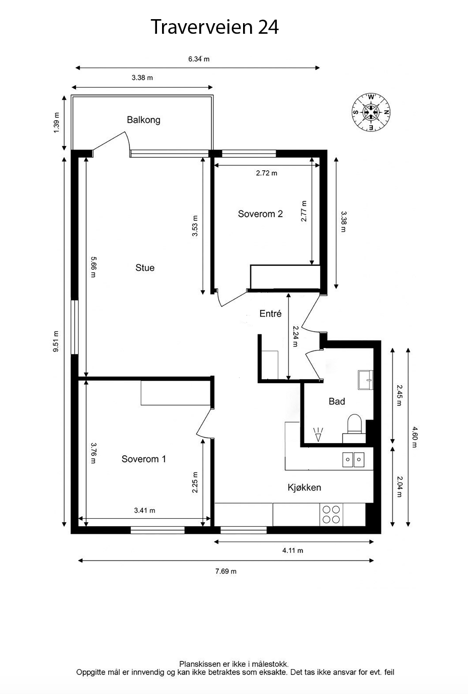 Plantegning Galleribilde