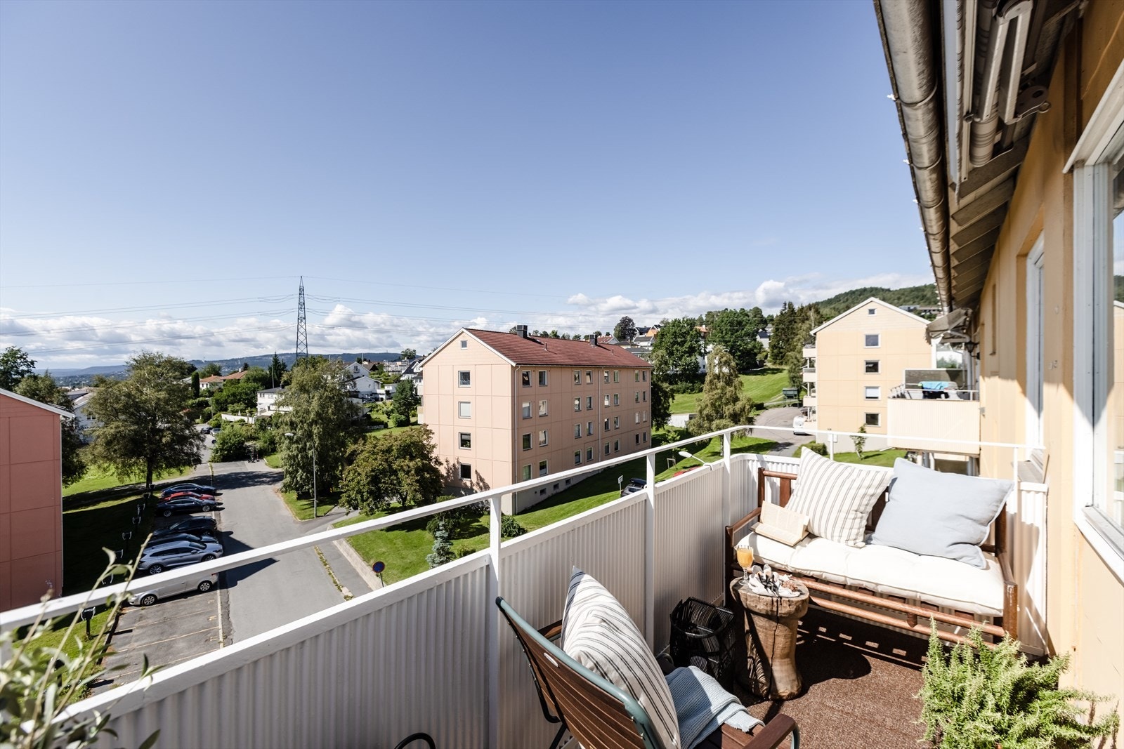 Balkongen har fabelaktig utsikt Galleribilde