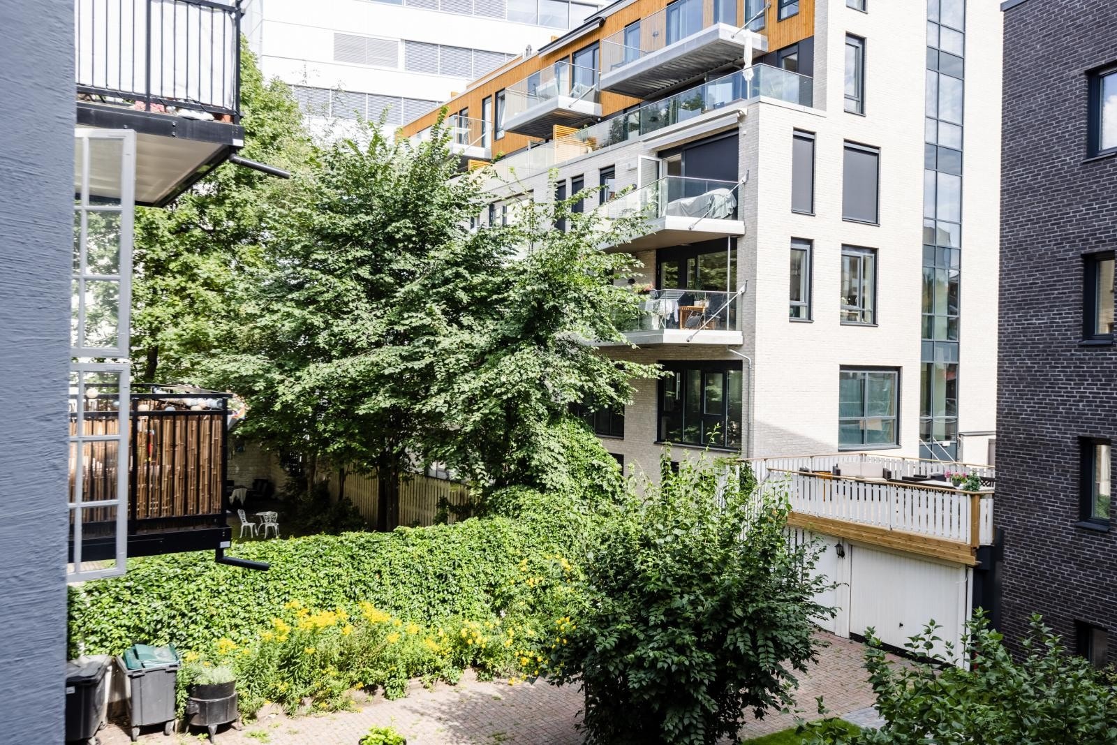 Utsikt fra kjøkkenvindu. Galleribilde