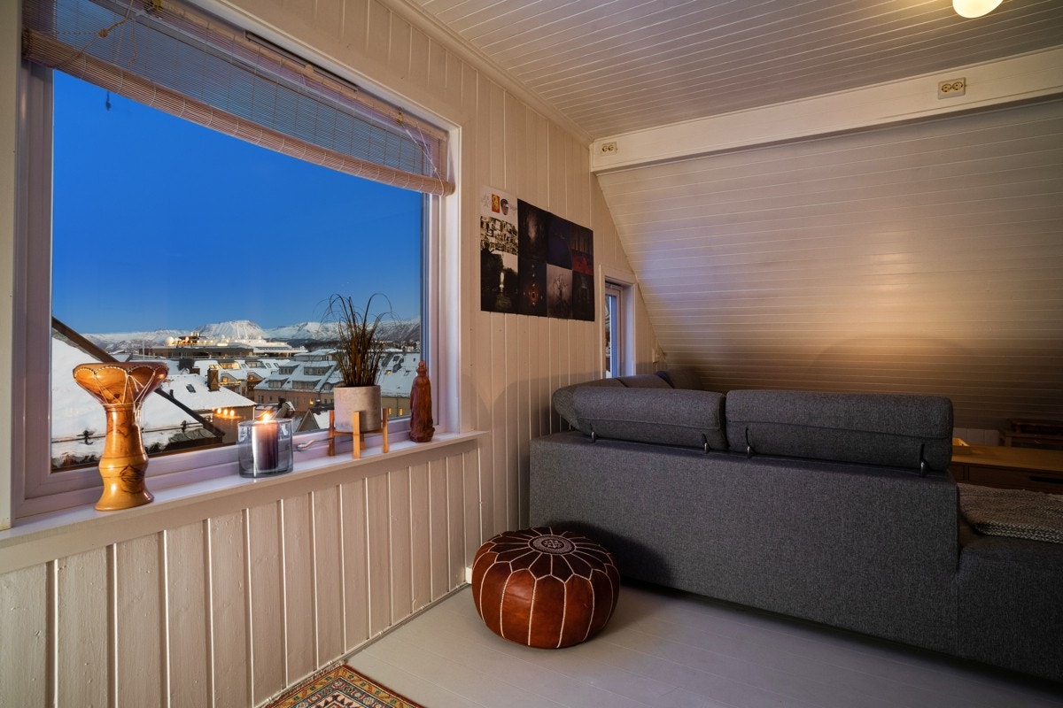 Både morgen og kveld er det godt med lys i leiligheten. Galleribilde