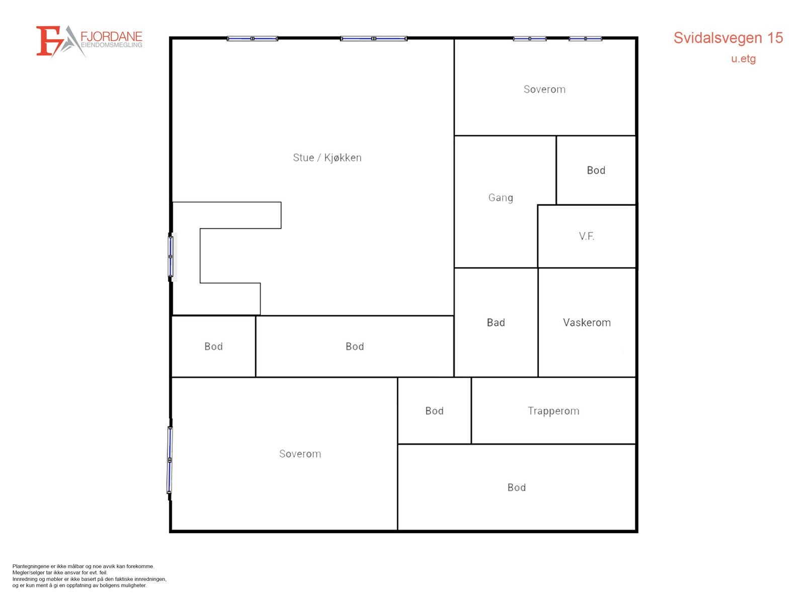 Planskisse over underetasjen. P-rom: 85 kvm. Galleribilde