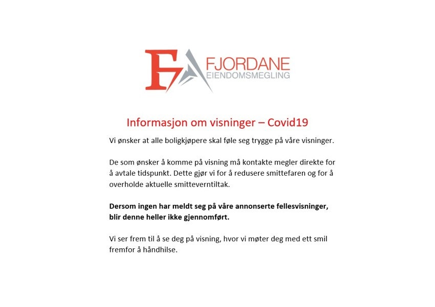 Informasjon visning - husk å melde deg på! Galleribilde