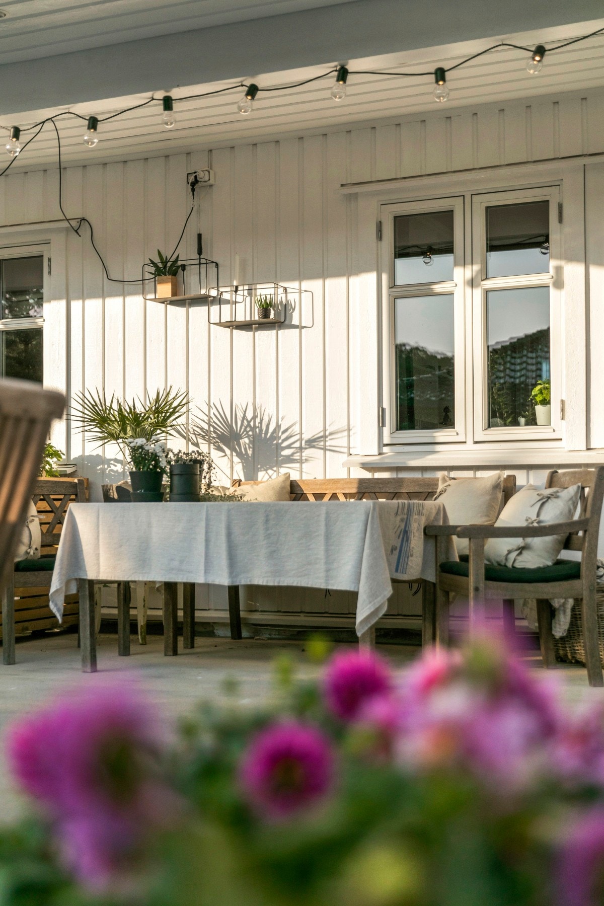 Meget gode solforhold på terrassen. Galleribilde