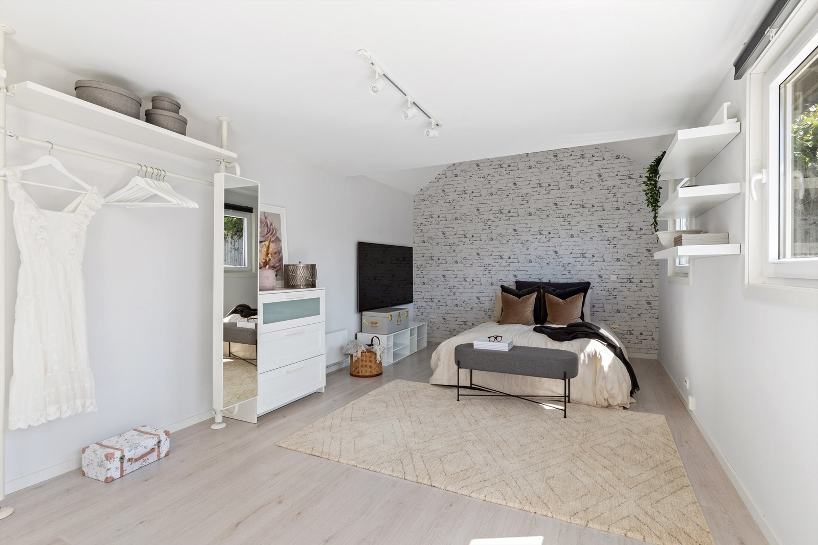 Annekset er isolert og innredet. Galleribilde