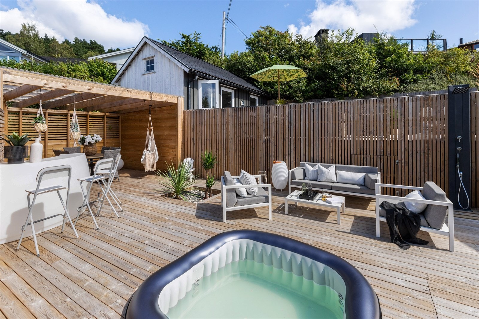 Her kan man nyte lange late sommerdager! Galleribilde