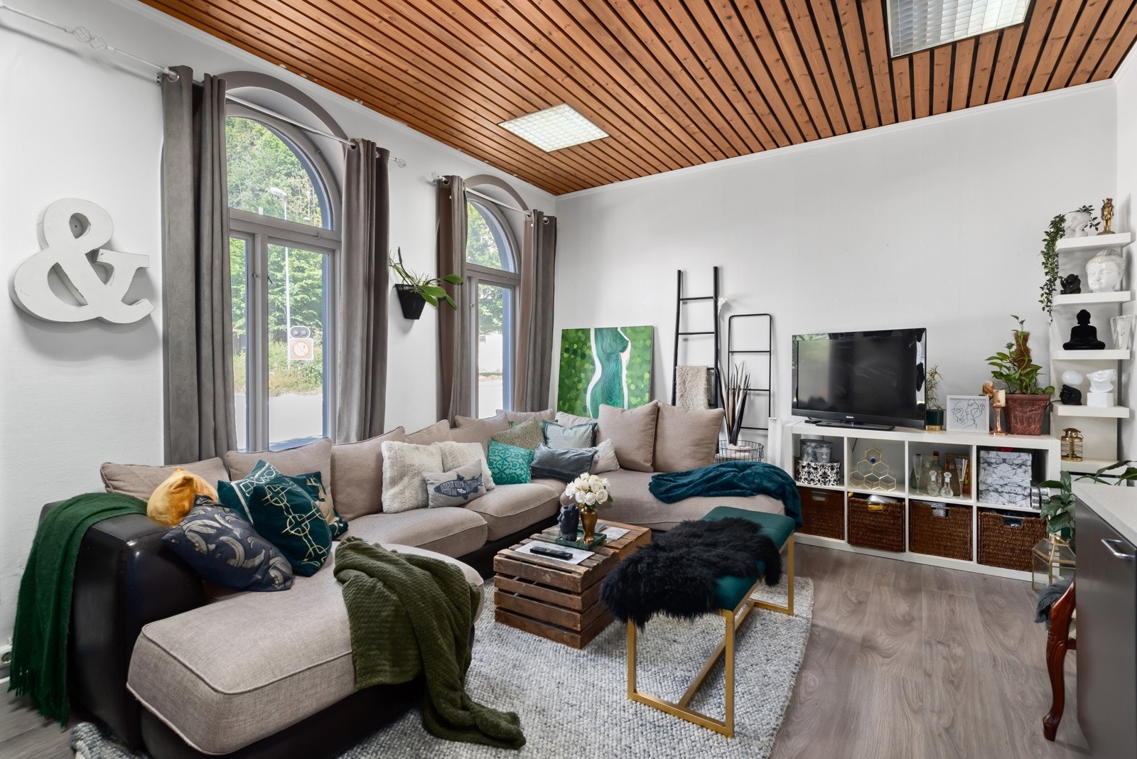 Innredet hybel. Galleribilde