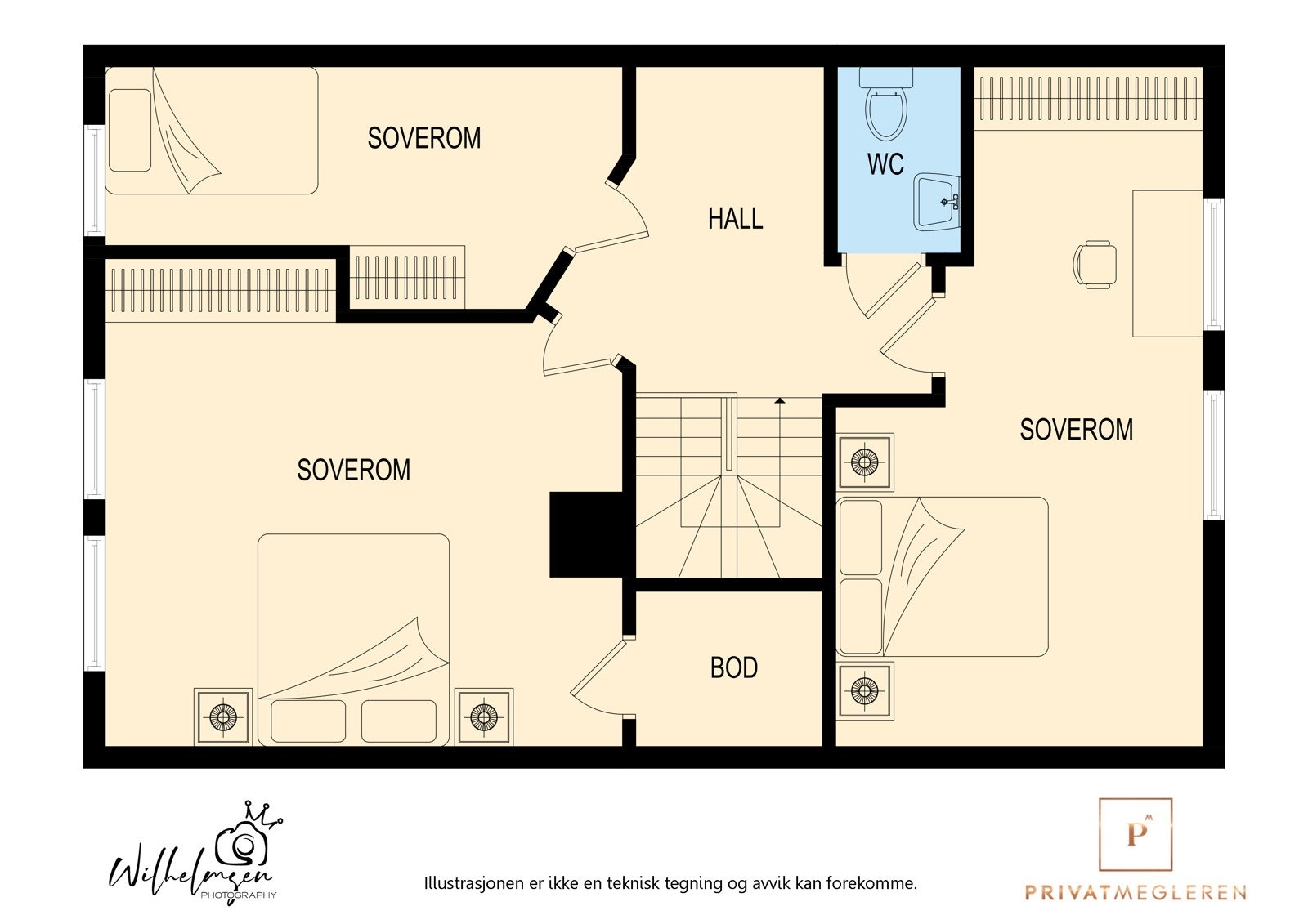 Plantegning 2.etasje. Galleribilde