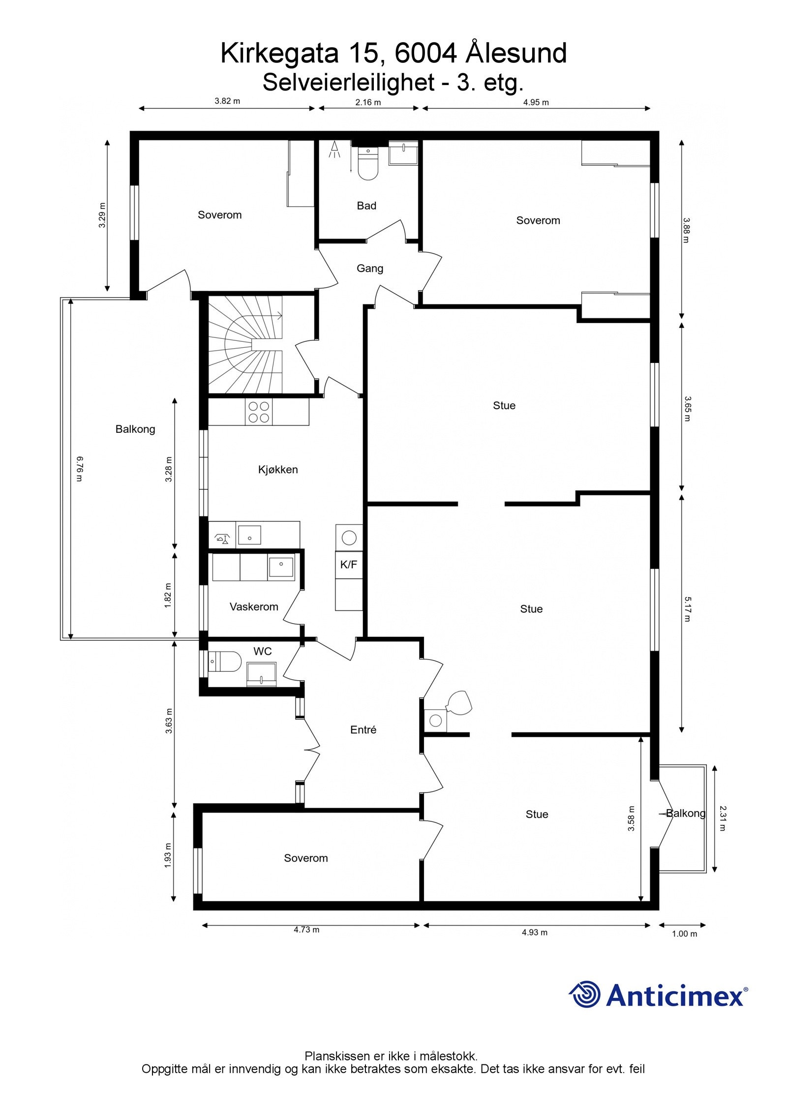 Plantegning Galleribilde