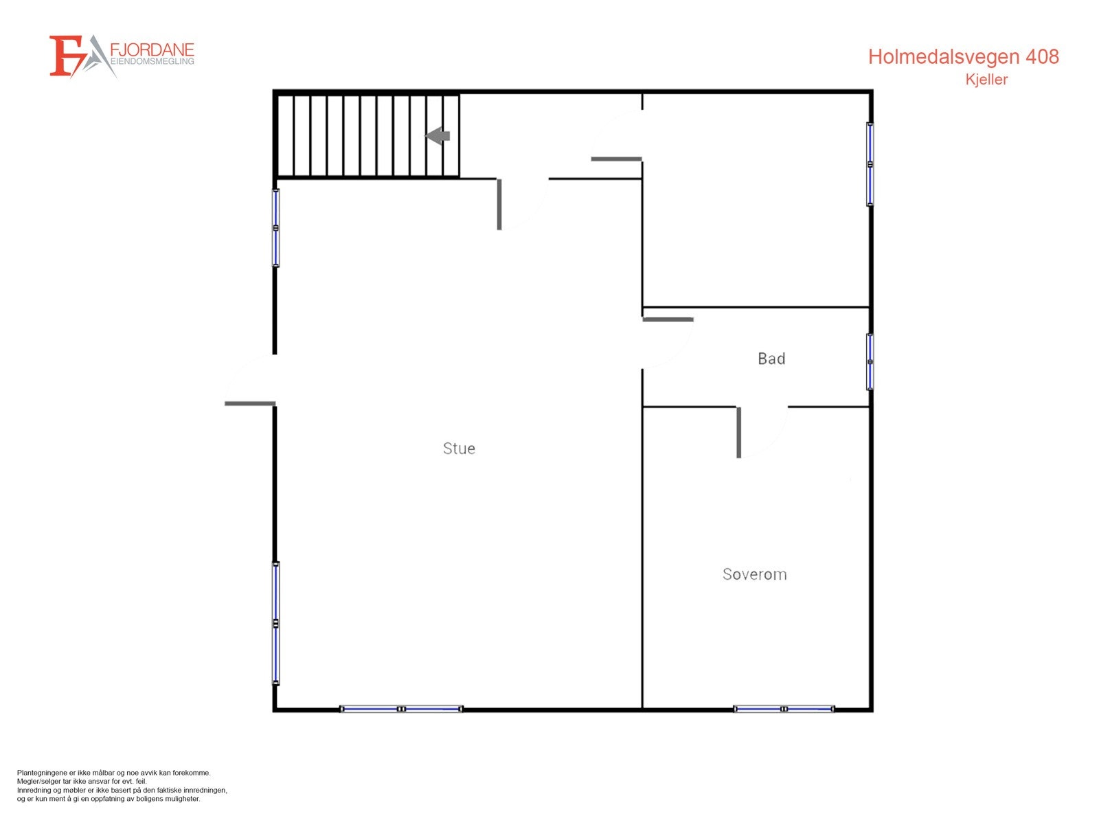 Planskisse over underetasjen. P-rom: 41 kvm. Galleribilde