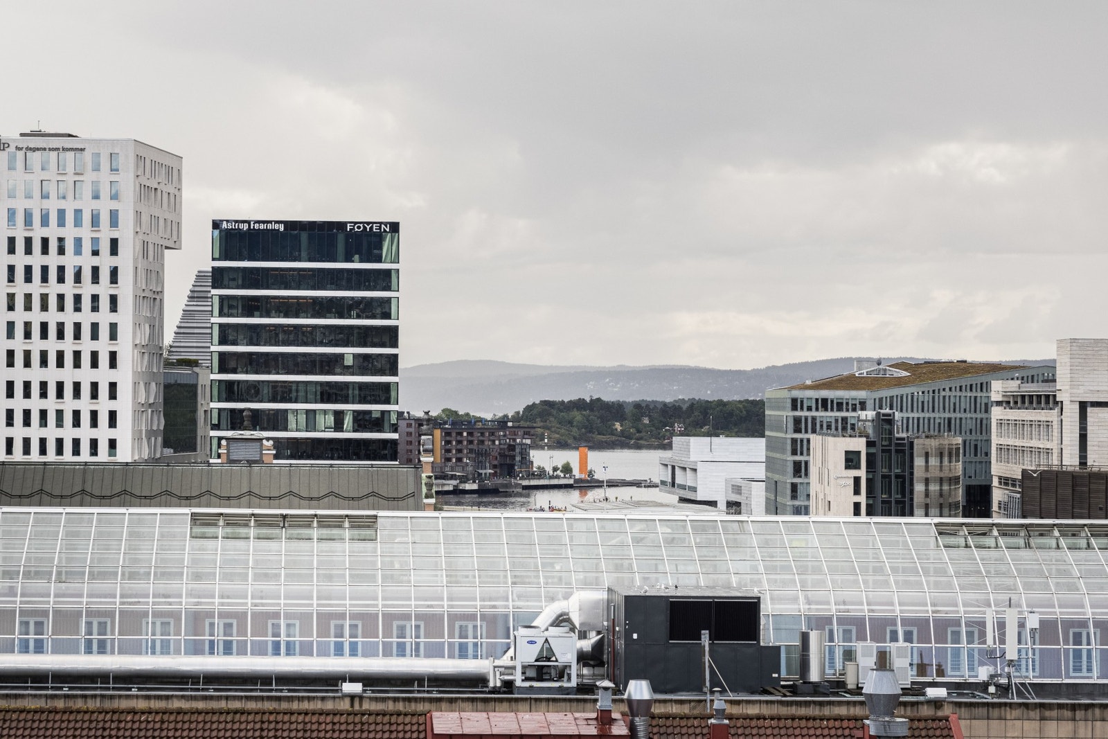 Flott utsikt mot Barcode. Galleribilde