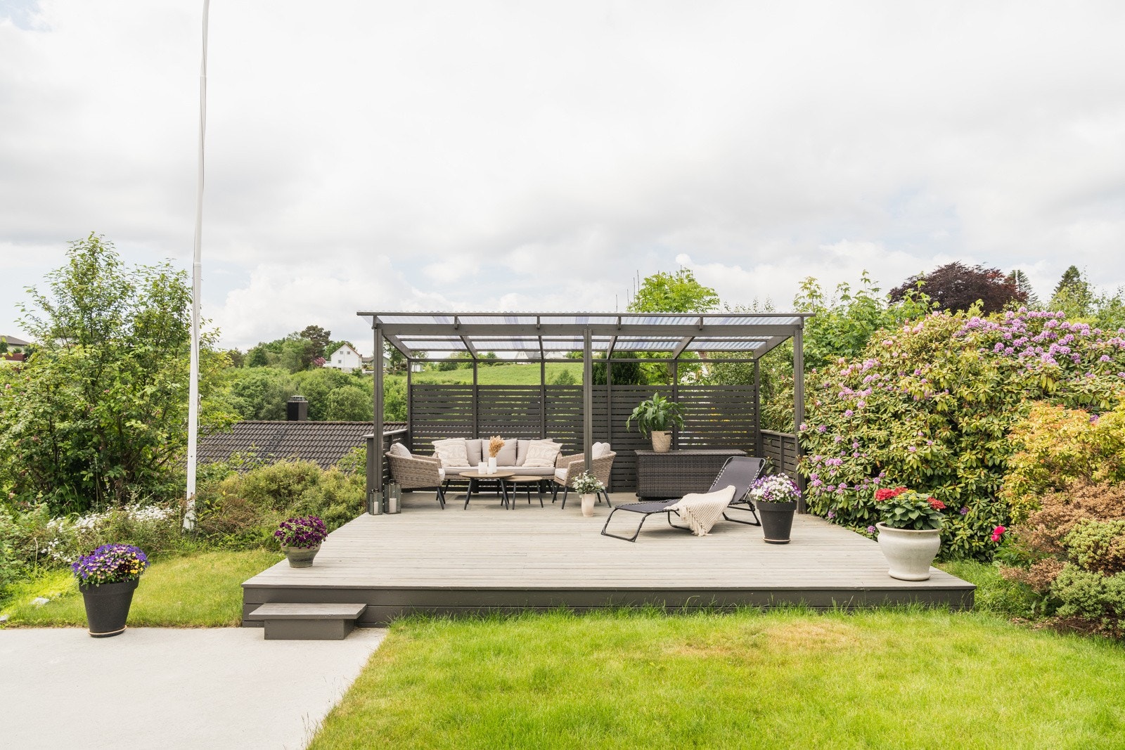 Her kan du invitere over til sommerfest uten bekymring. Galleribilde