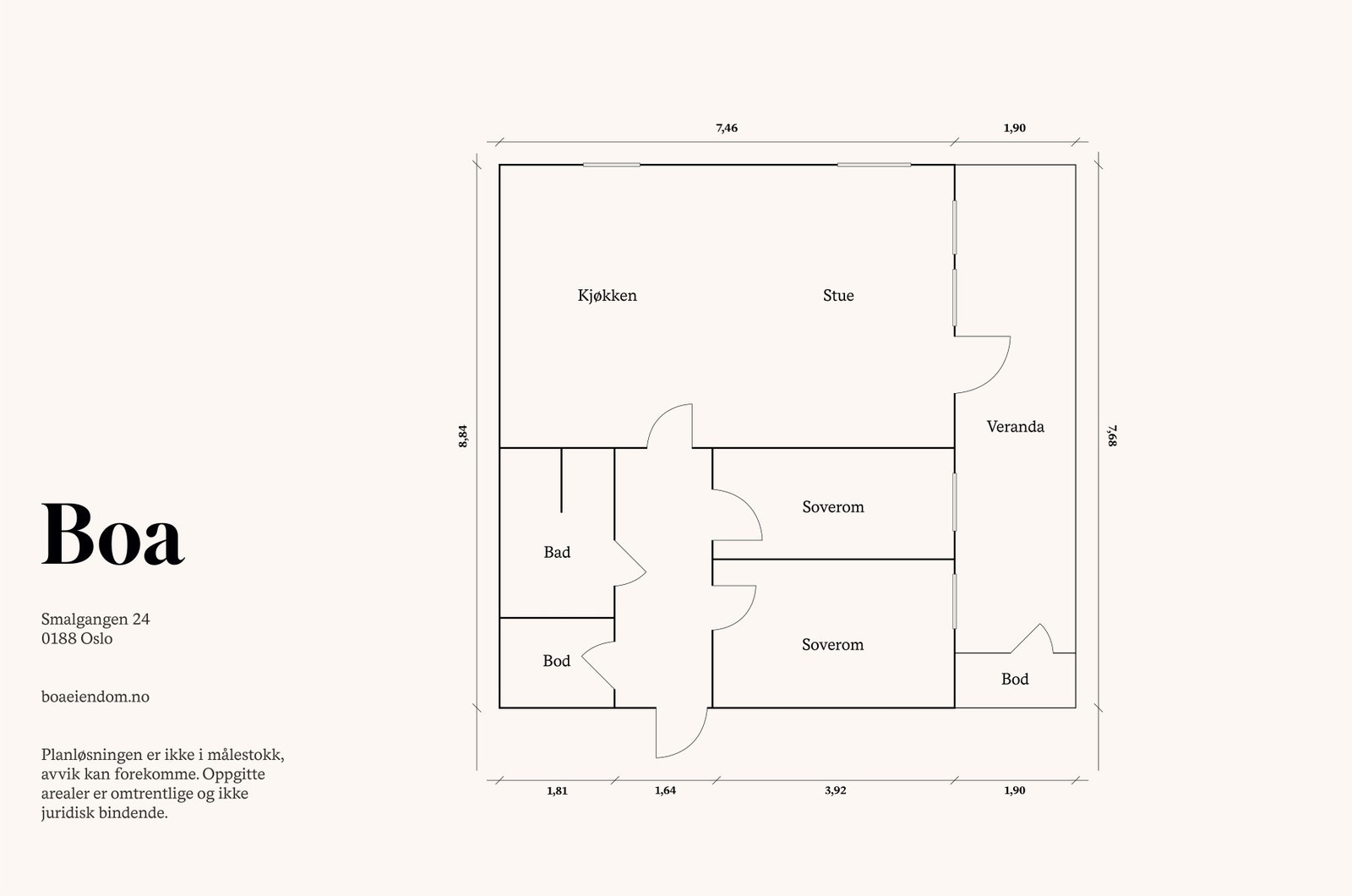 Plantegning Galleribilde