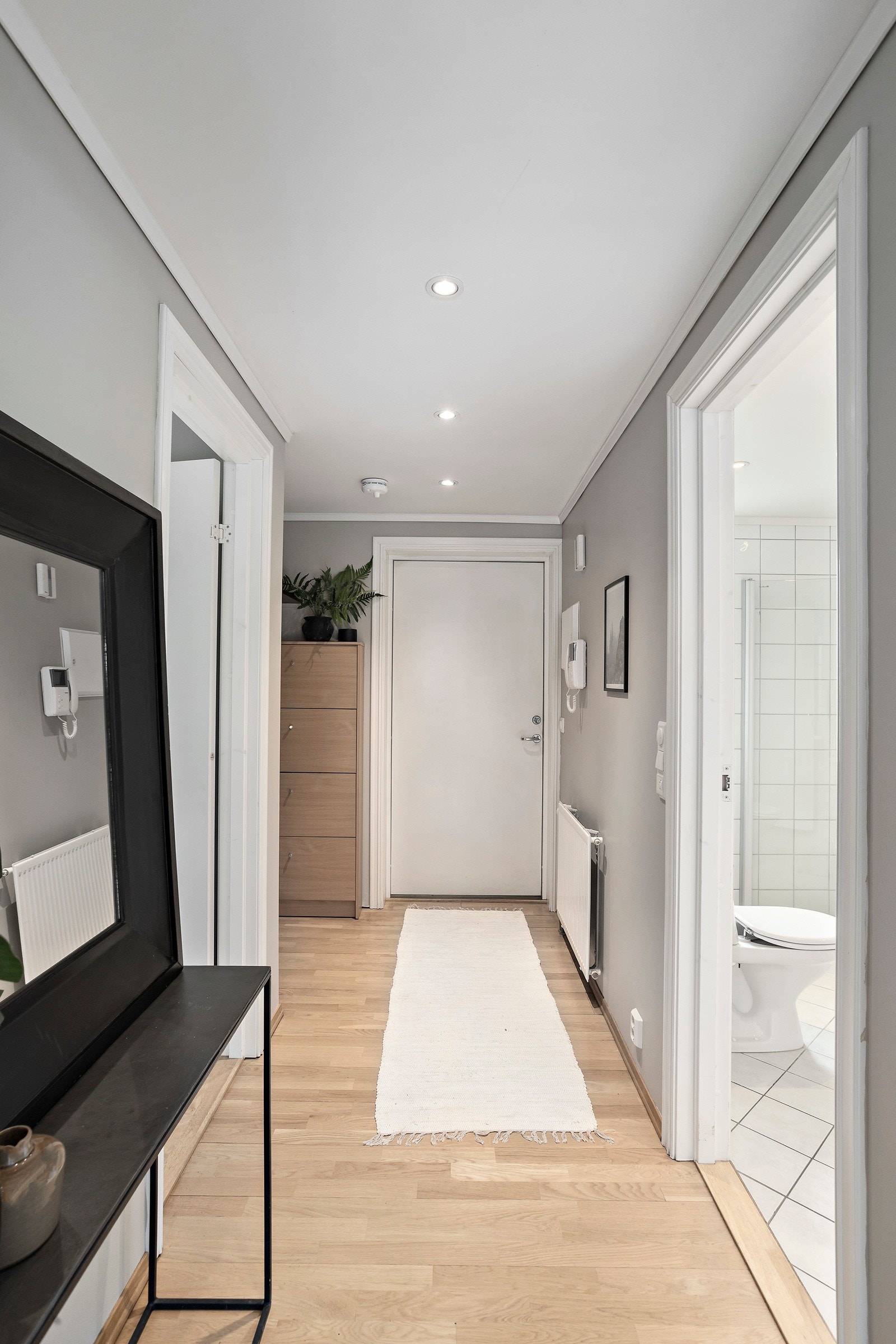 Entrè/gang med adkomst til gjesterom og bad Galleribilde