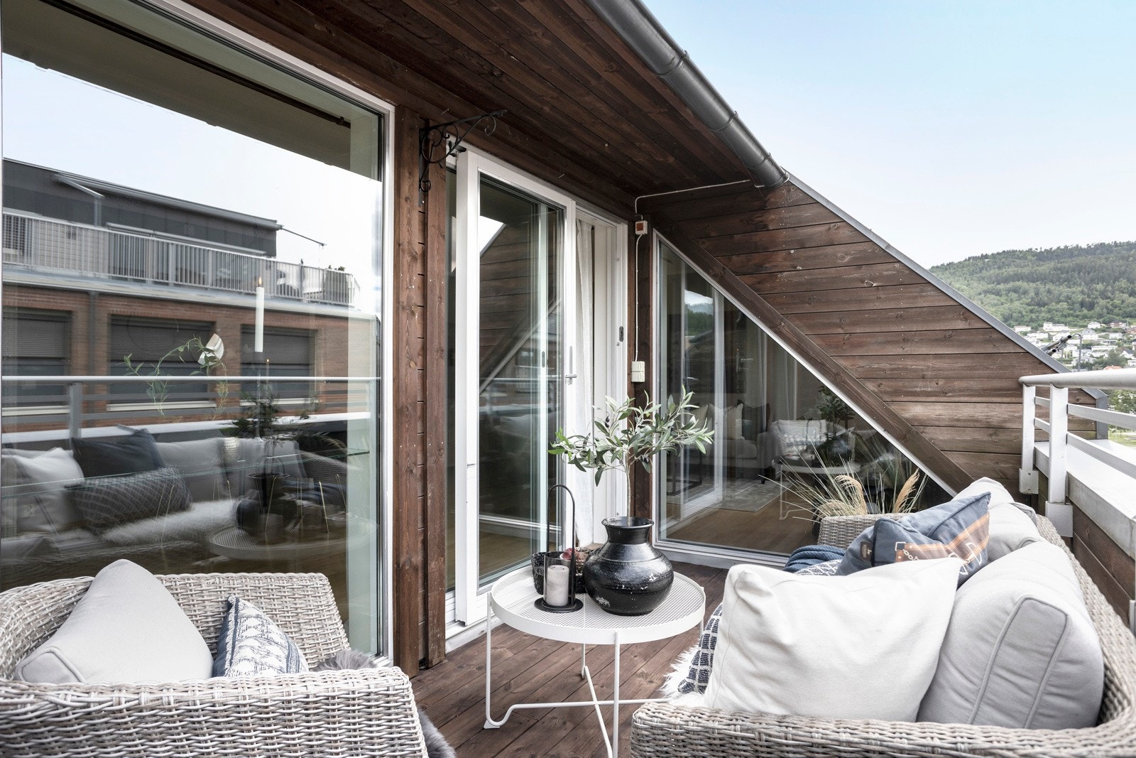 balkongen besitter også en praktisk bod på ca. 3 kvm. Galleribilde