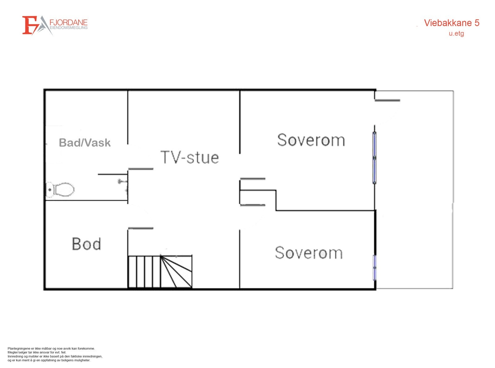Planskisse over underetasjen. P-rom: 49 kvm. Galleribilde
