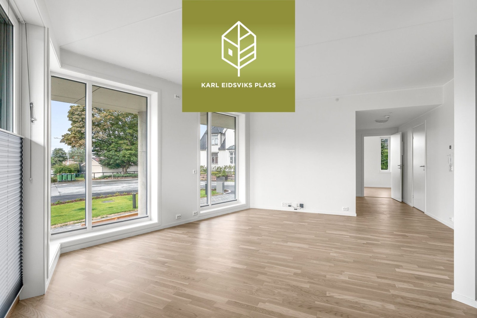 Velkommen til leilighet 1.04 på Karl Eidsviks Plass. Galleribilde