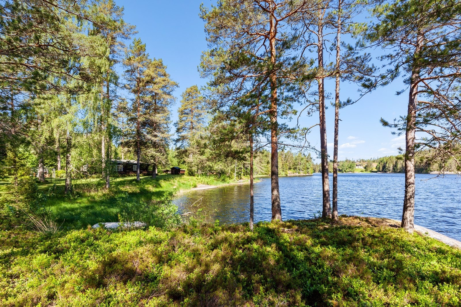 Langen har fine ski og skøytemuligheter på vinteren Galleribilde