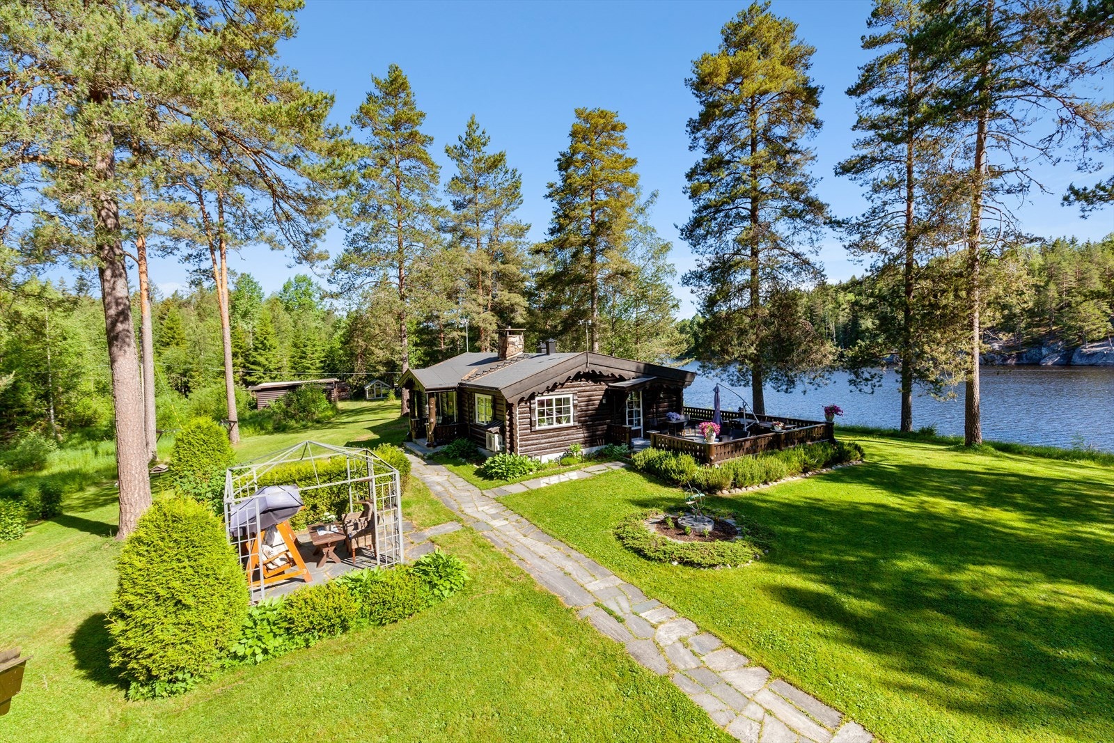 Blodtrykket synker når du svinger inn på gårdsplassen Galleribilde