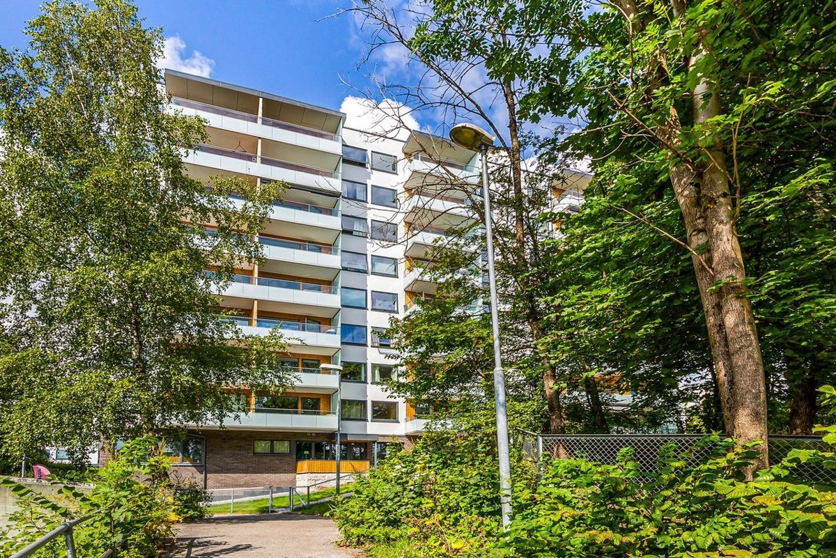 Borettslaget har nylig oppgradert fasadene. Galleribilde