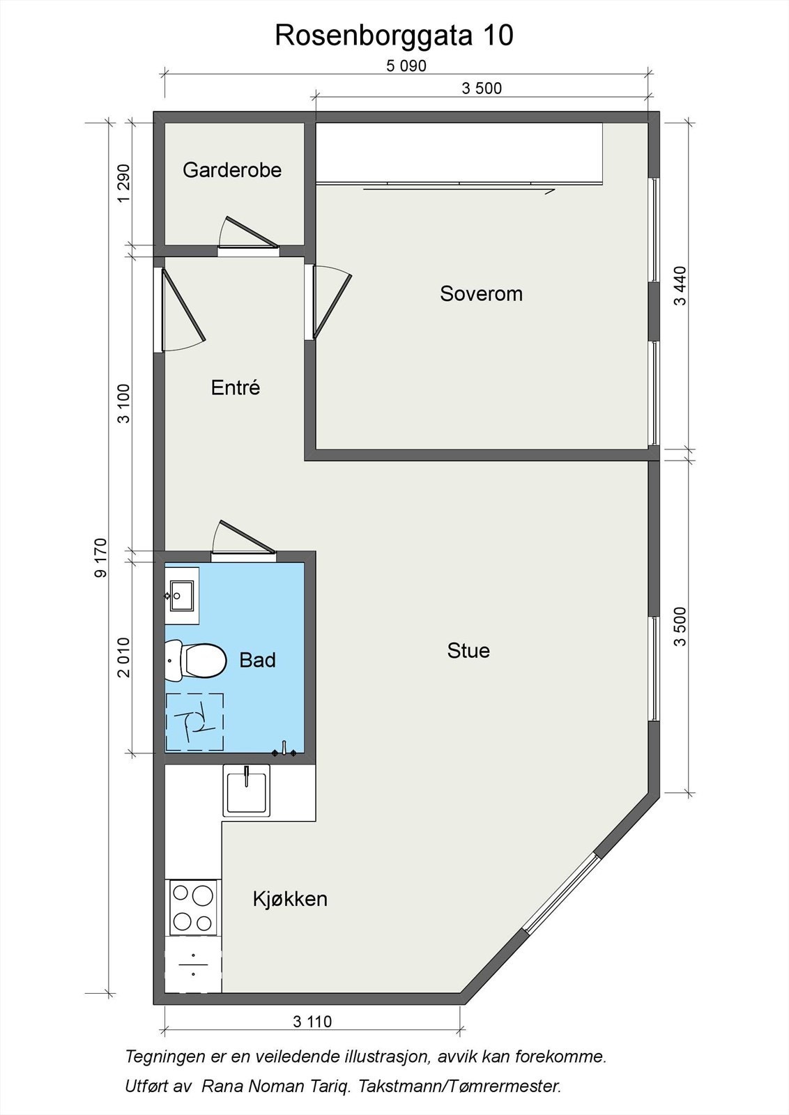 Plantegning Galleribilde