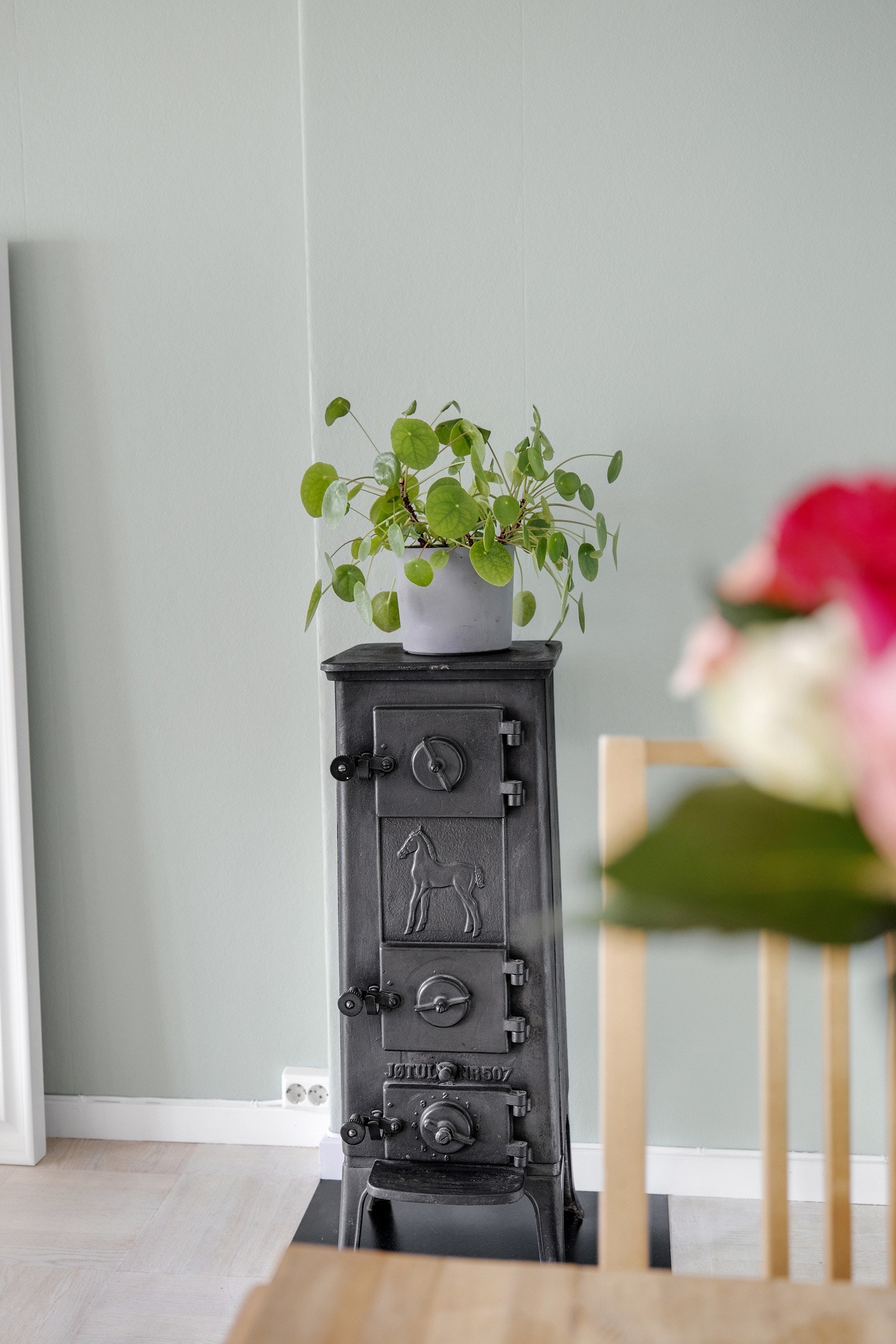 Peis i stue - Pipeløpet ble rehabilitert i 2016 i borettslagets regi Galleribilde