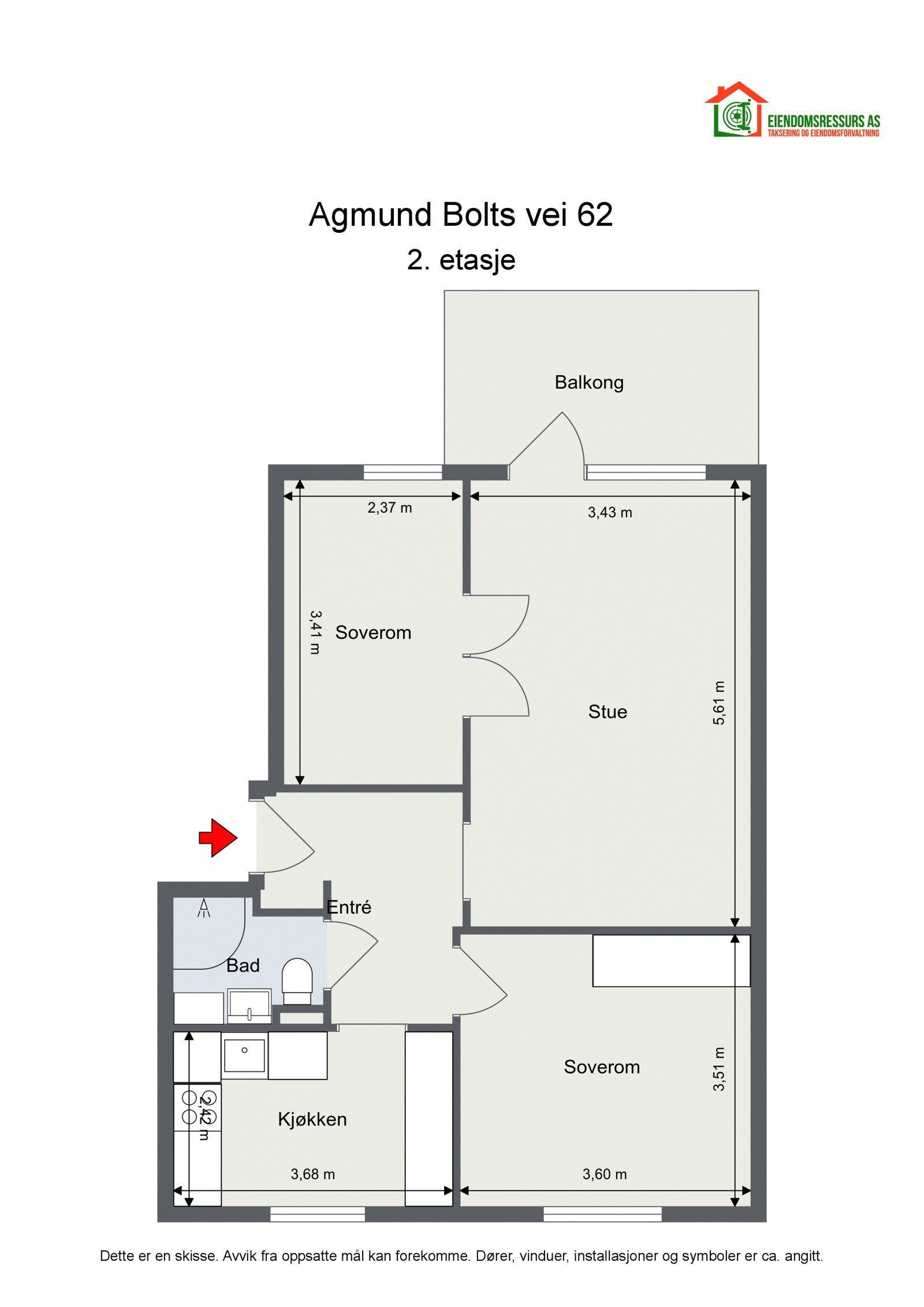 Boligen har en meget god planløsning Galleribilde