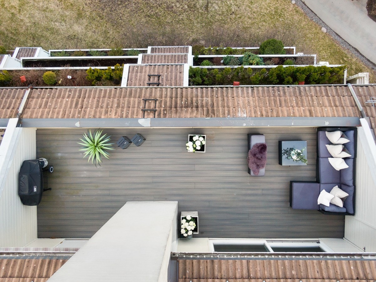 Fantastisk terrasse på 30 kvm. Galleribilde