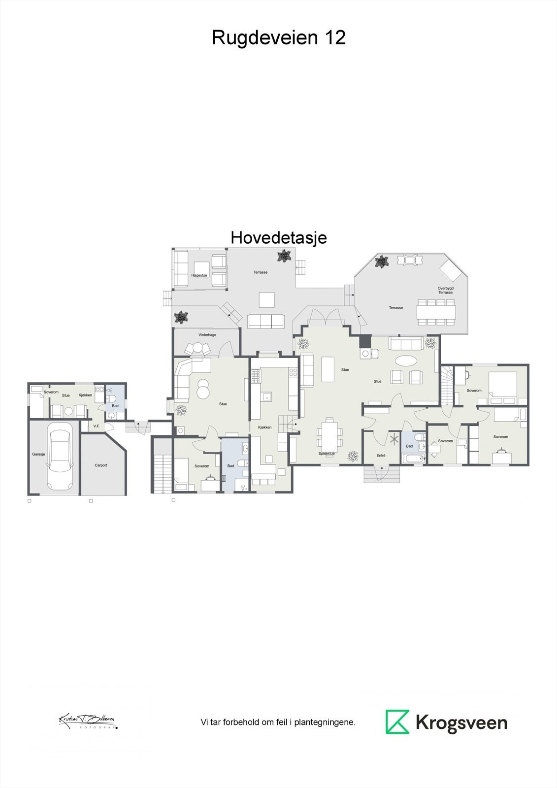 Rugdeveien 12 - Hovedetasje Galleribilde