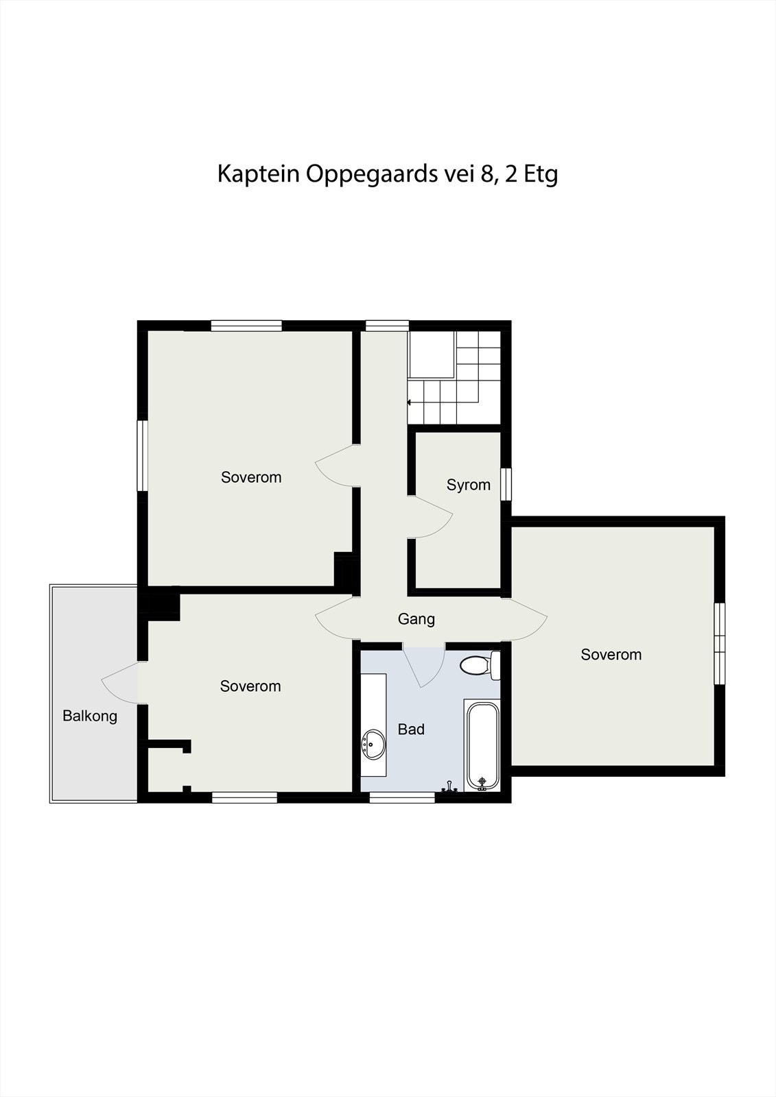 Plantegning - 2.etasje. Galleribilde