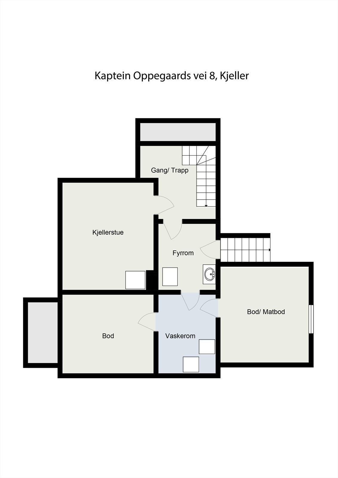 Plantegning - Kjeller. Galleribilde