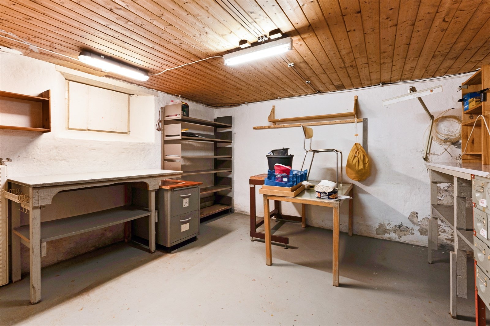 Kjelleren gir deg gode muligheter for lagring og oppbevaring. Galleribilde