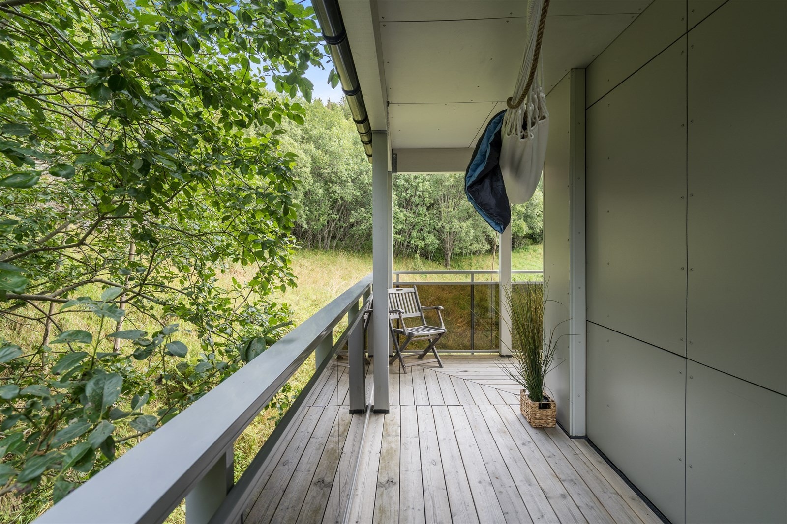 Her er det lunt og privat - det er til og med rom for hengekøye. Galleribilde