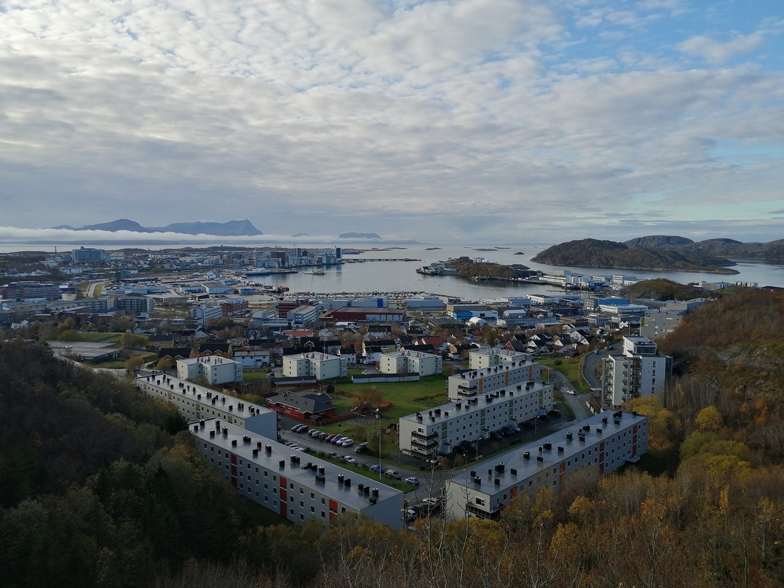Utsikt over borettslaget. Galleribilde