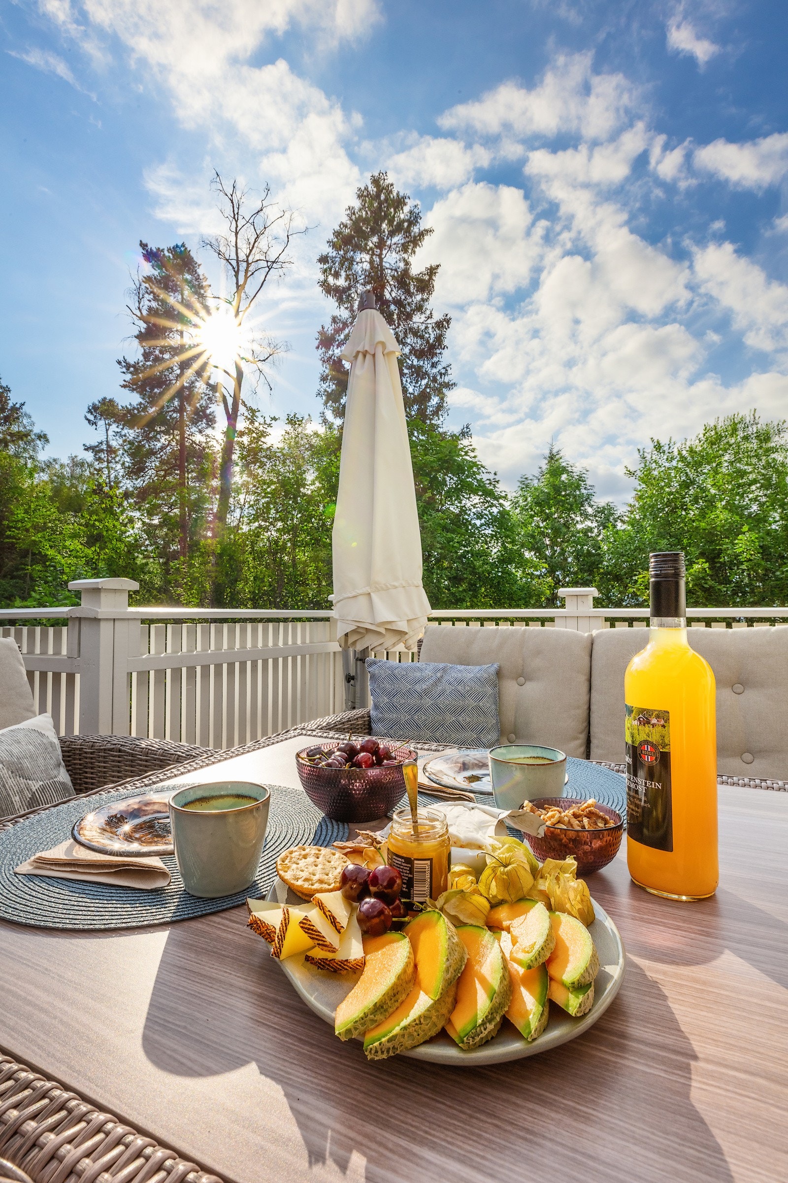 God mat og drikke i solen! Galleribilde