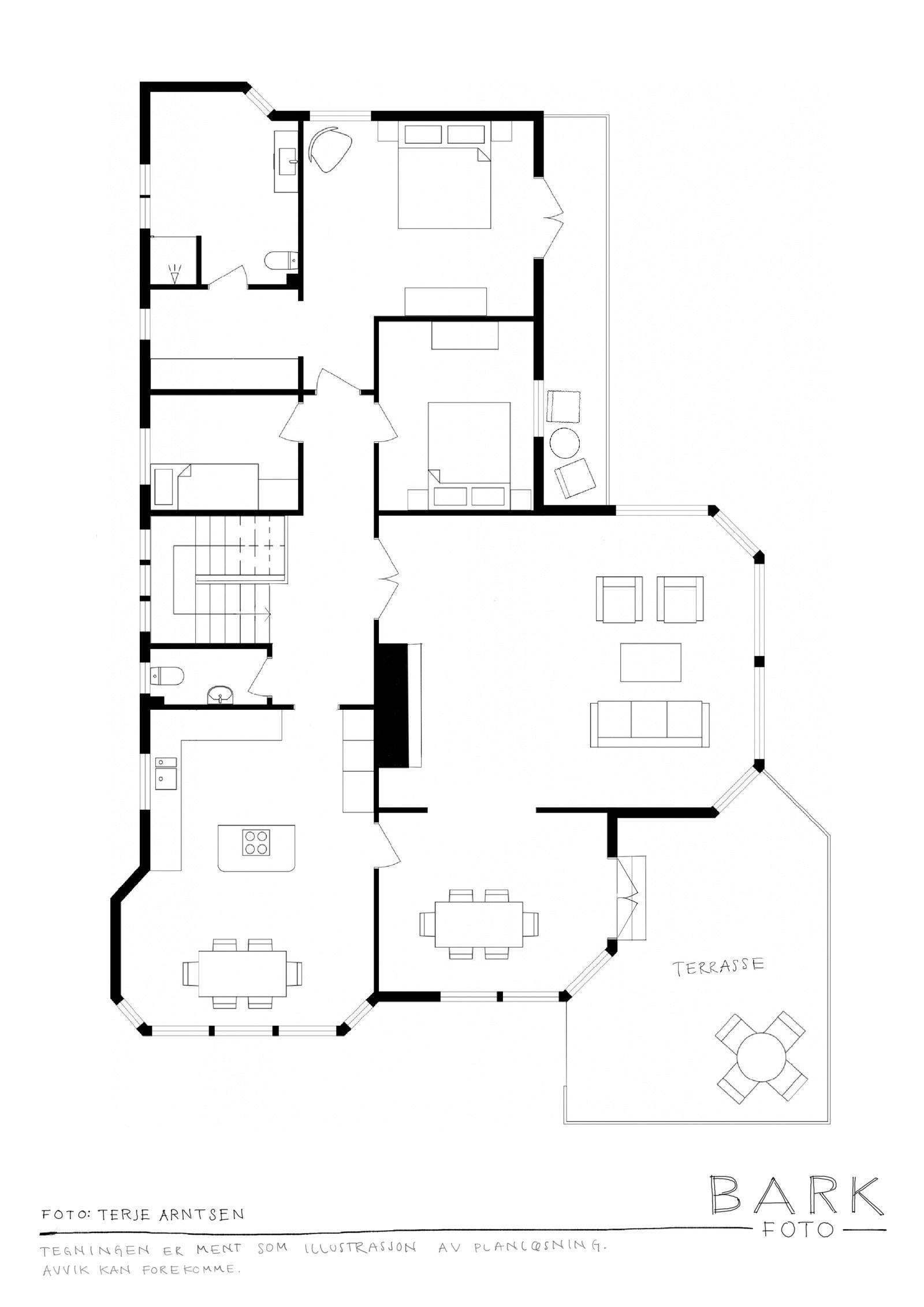 Planskisse 2.etasje Galleribilde