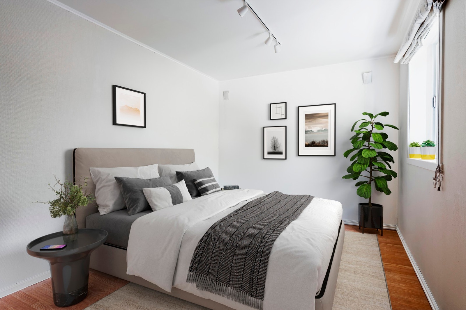 Soverom nr. 3. (Digital innredning) Galleribilde