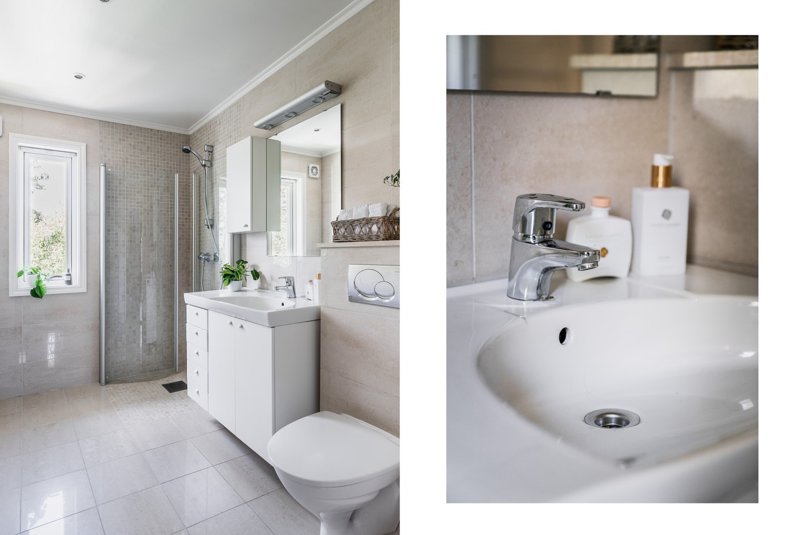 Stilrent baderom. Galleribilde