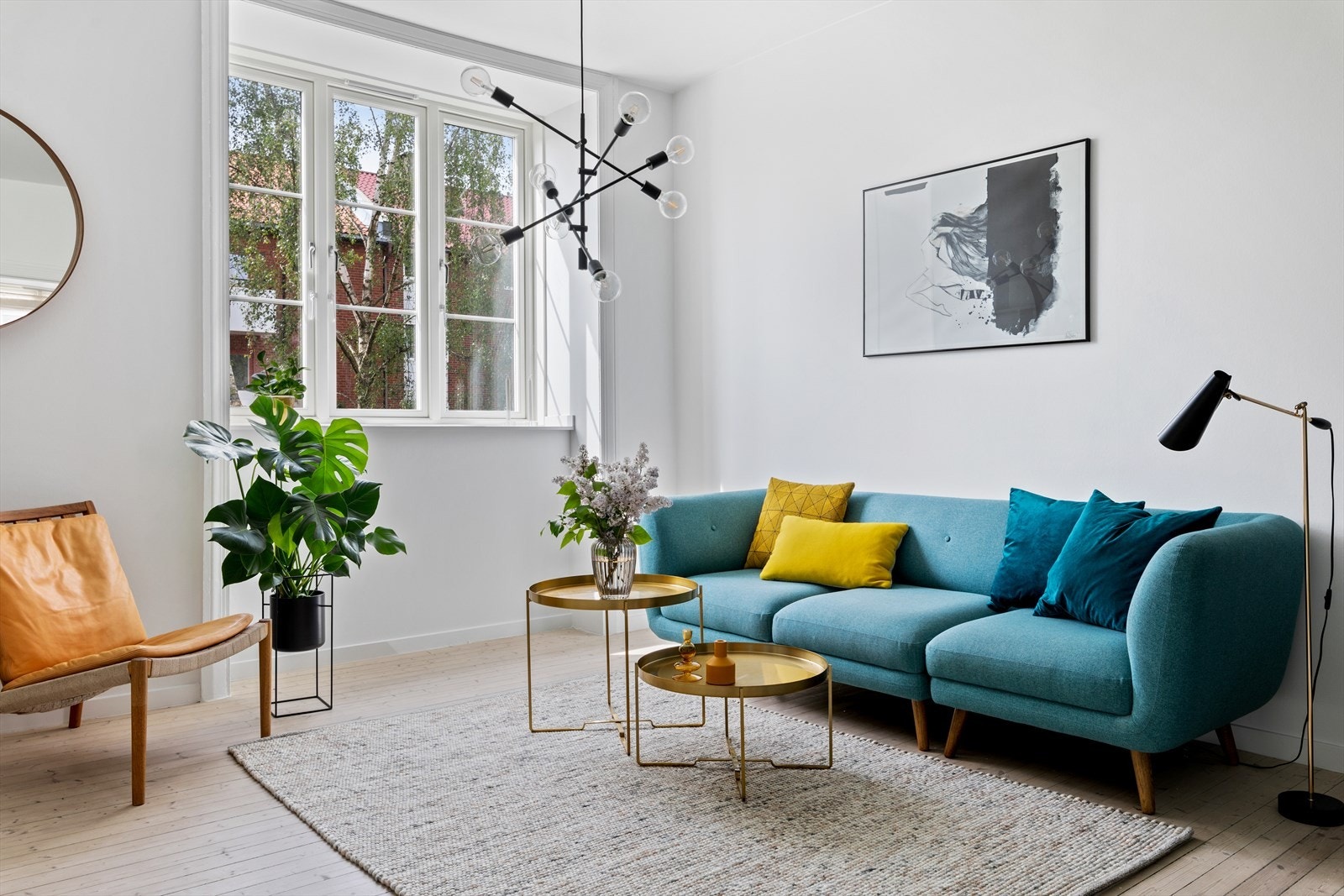 Leiligheten har en fin og tilbaketrukket beliggenhet. Galleribilde